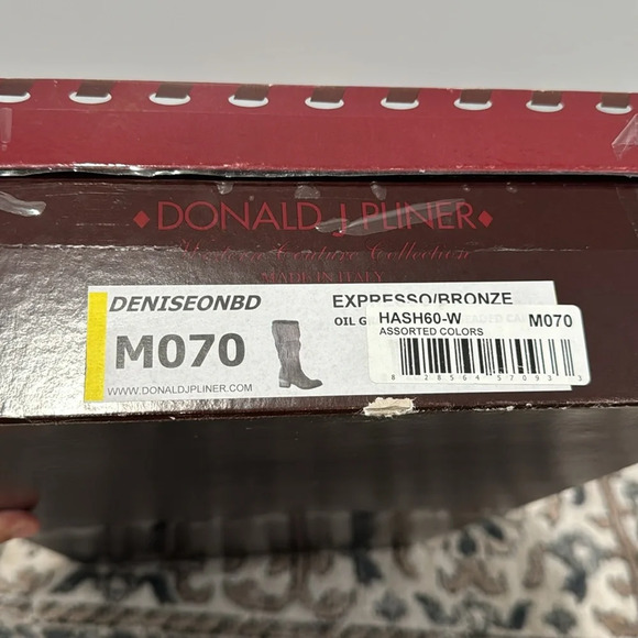 Donald Pliner Women’s Couture Brown Suede Fringe Boots Denise Knee High Beaded 7 - Picture 14 of 14